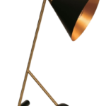 Lámpara de Mesa Negra 60W Elegante