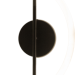 Aplique de Pared LED Negro Moderno