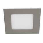 Lámpara LED techo níquel 6W
