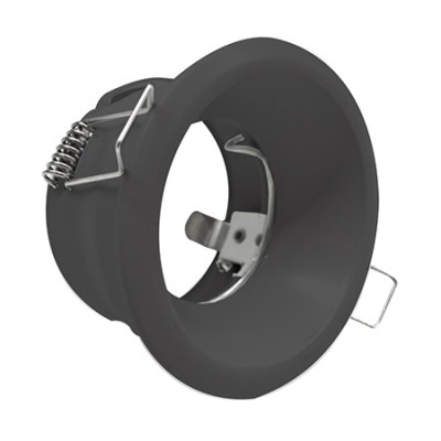 Ojo de buey negro moderno GU5.3